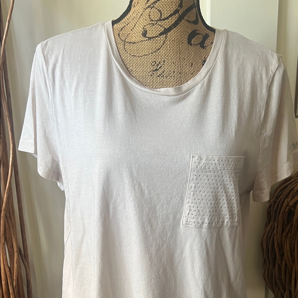 Classic Ivory/ light beige/ bone Women's Top Size L